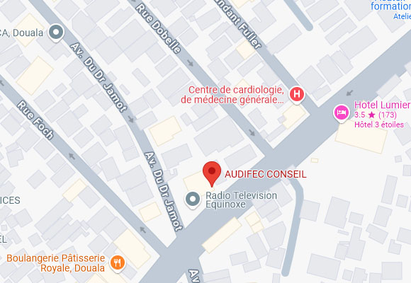 Plan d'accès Douala